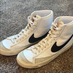 Nike Blazers White and Black
